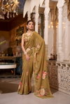 Nirzari By Ynf7007 Georgette Printed With Pearl Lace Border Sarees Wholesalers In Delhi